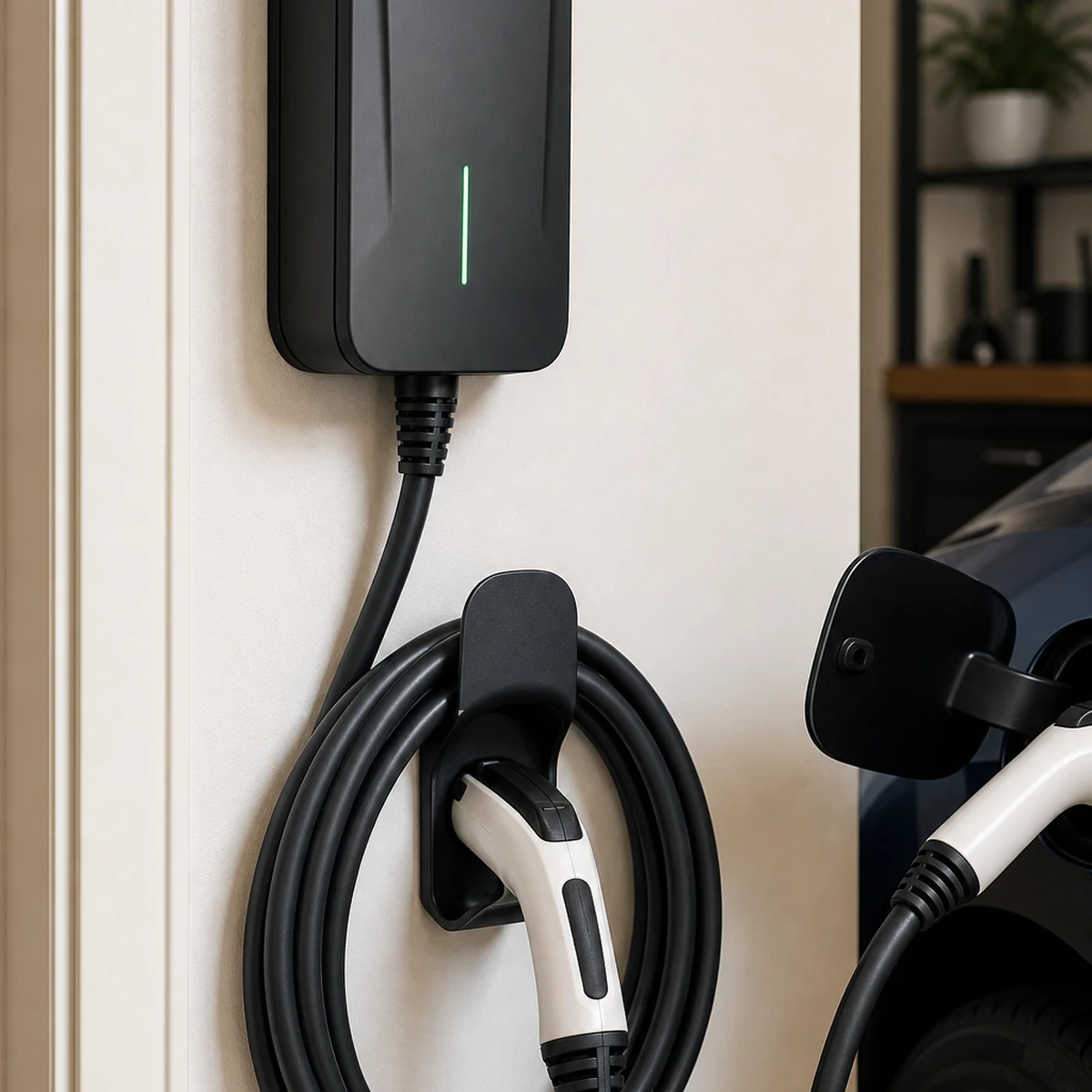 EV charging bundles NEXUS Level 2 J1772 Charging Station (Hardwired Version) + Tesla (NACS) to J1772 Ada
